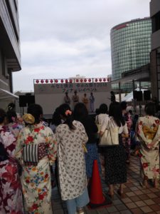 みなと横浜ゆかた祭り2018が開催されていました(*^▽^*)