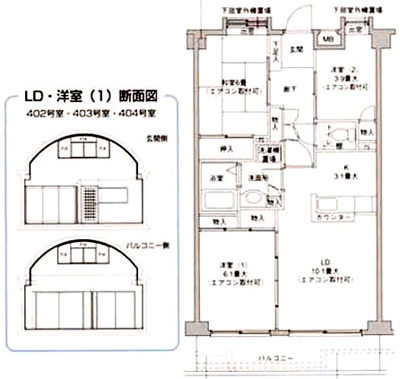 シェ・ノートフ桑原台 間取り図