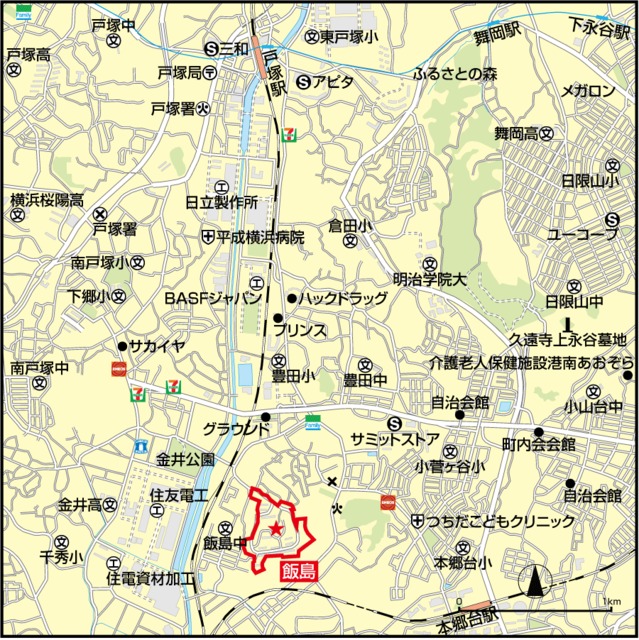 飯島 地図