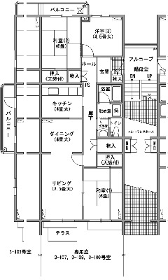 グリーンメゾン平戸 間取り図