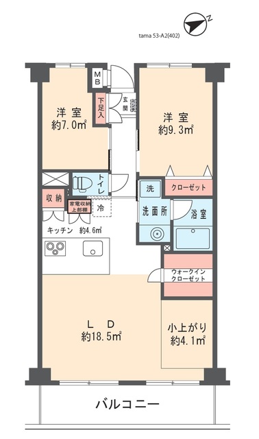 メゾンピア3 間取り図