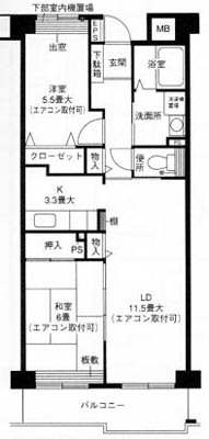 ジーニアスＫ 間取り図