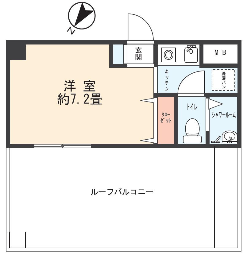 スターブル中原 間取り図
