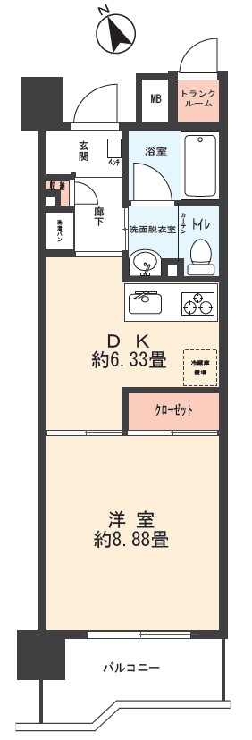 ビバース境町 間取り図
