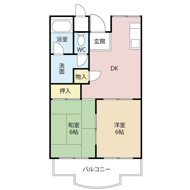 セントラルパレス二俣川 間取り図