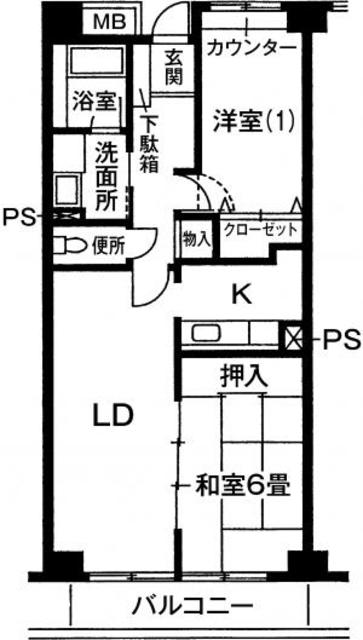 コンフォートK 間取り図