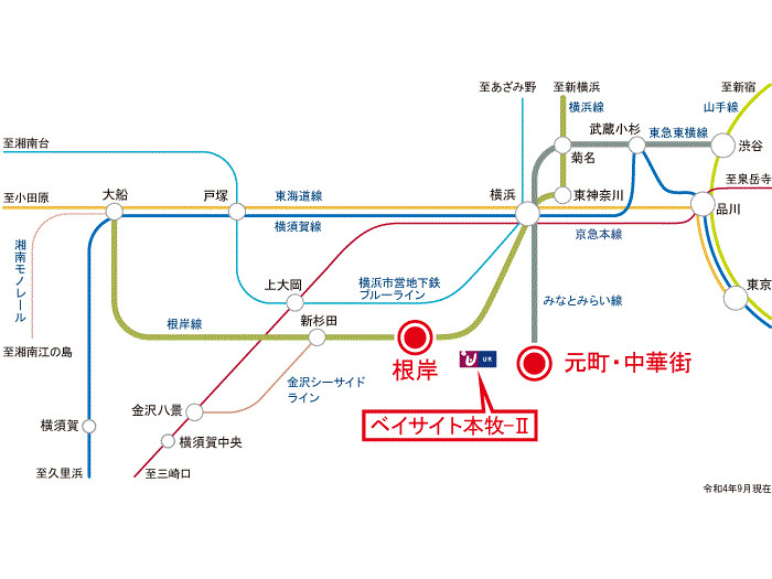 ベイサイト本牧－Ⅱ 地図