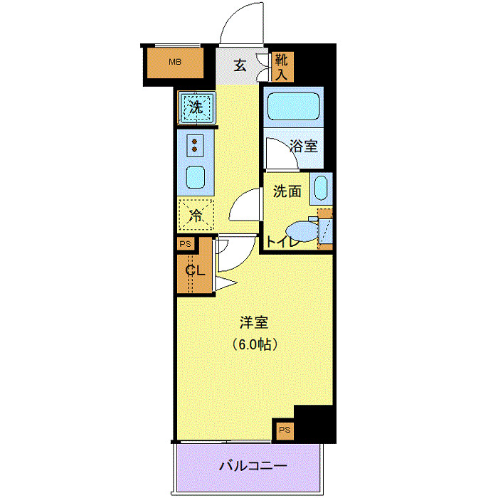 KNOTS新丸子 間取り図