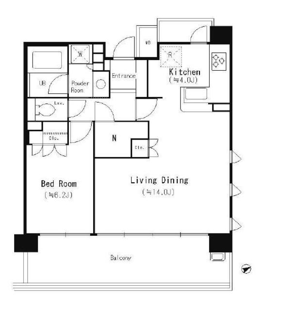 パークアクシス大船 間取り図