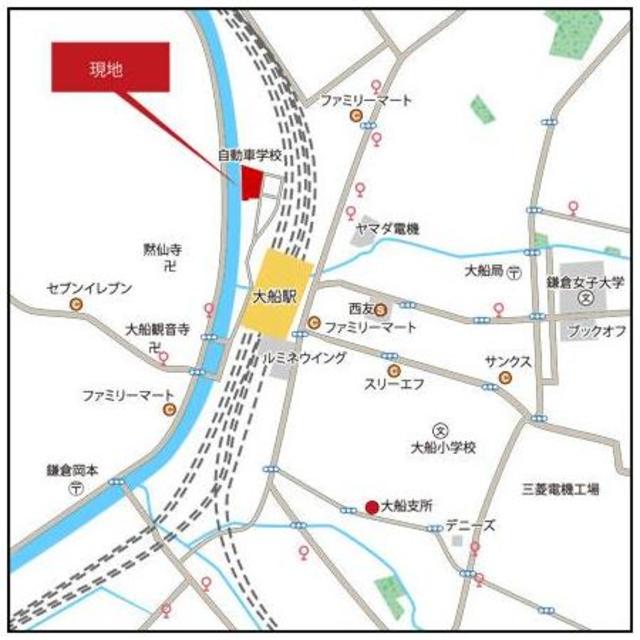 パークアクシス大船 地図