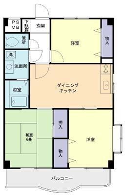 ノーブル壱番館 間取り図
