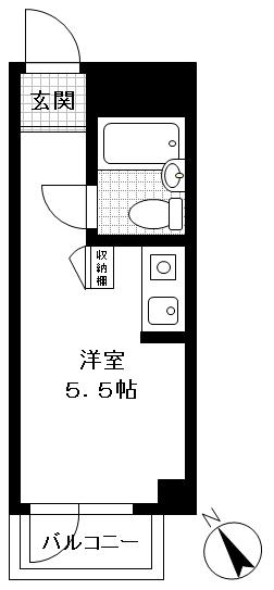 プラーズ南幸町Ⅰ 間取り図