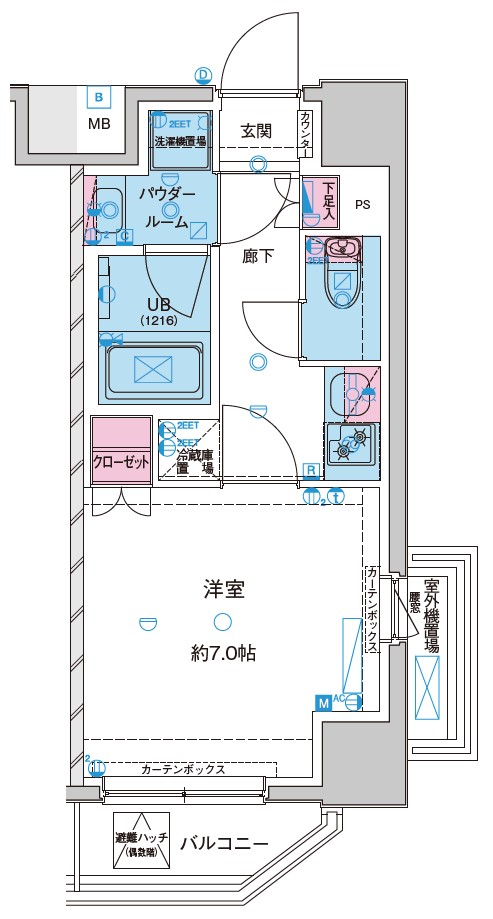 GENOVIA花月総持寺 間取り図