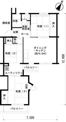 くぬぎ台 間取り図