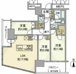 川崎ゲートタワー 間取り図