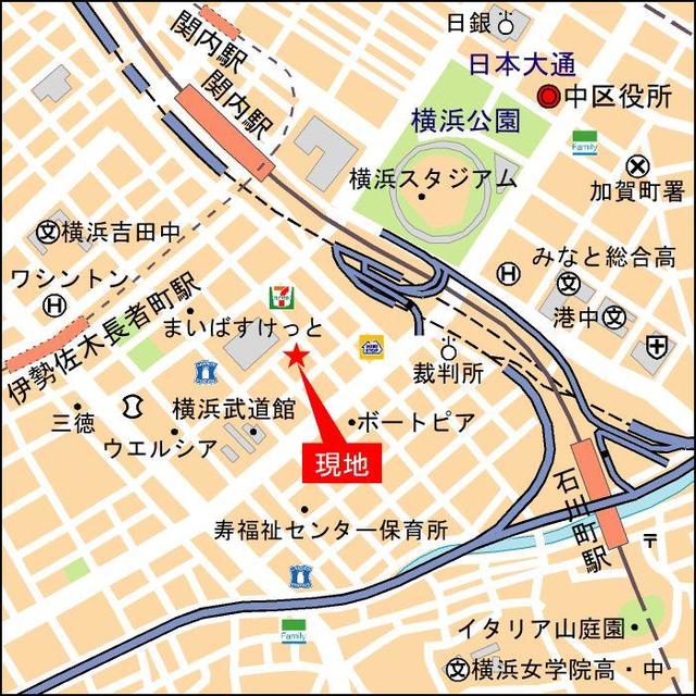 ＧＲＡＮ　ＰＡＳＥＯ横濱関内ＰＲＥＭＩＵＭ 地図