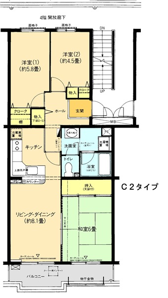 レジエ戸塚深谷 間取り図