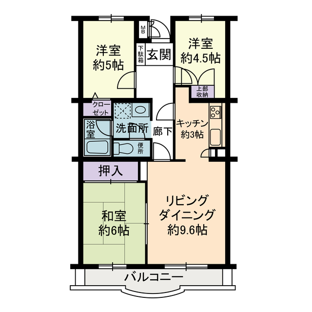 ロイヤルパレス 間取り図