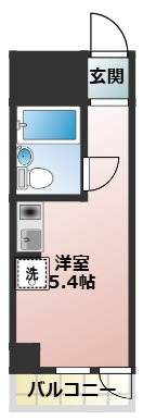 プラーズ南幸町Ⅰ 間取り図