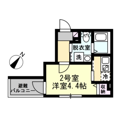 ベイルーム横浜生麦 間取り図