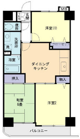 フェリースいずみ中央 間取り図