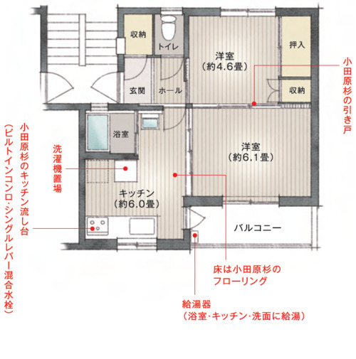 二宮第2　6号棟 間取り図