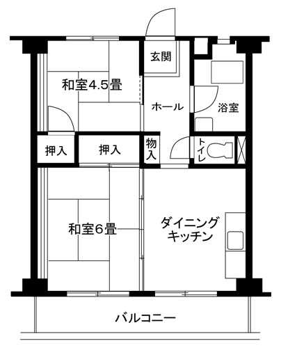 大和東共同ビル 間取り図