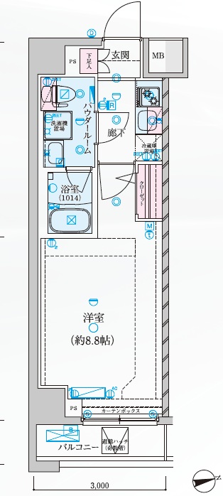 crostone川崎 間取り図