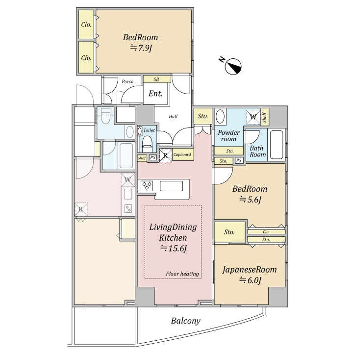 ロワール横濱レムナンツ 間取り図
