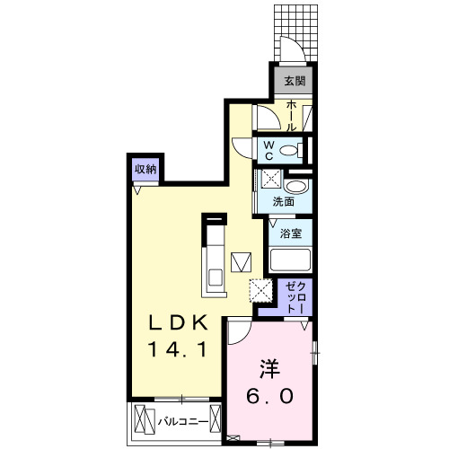 ヴィラ　コンテール 間取り図