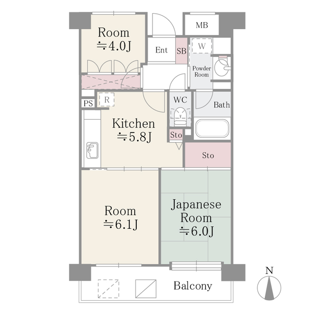 フレスコ川崎 間取り図