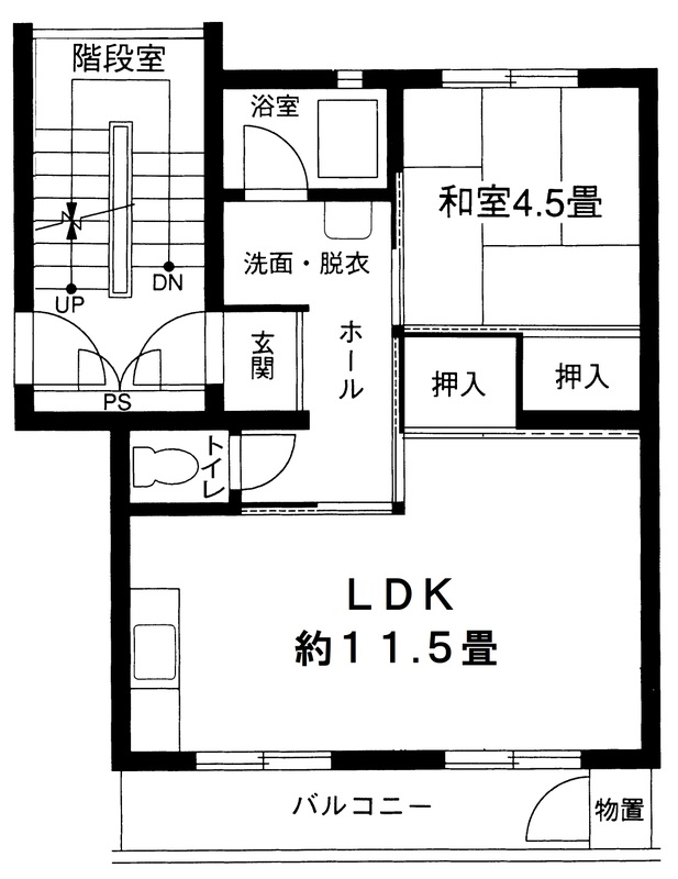 戸塚深谷　16号棟 間取り図