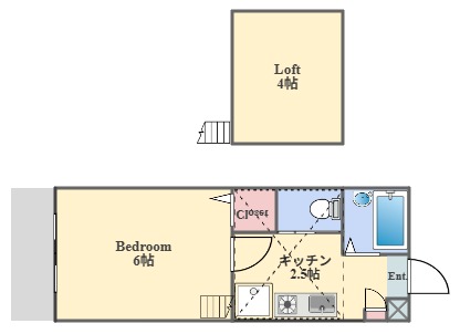 アザレ生麦A棟 間取り図