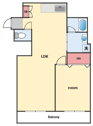 コーポ中山 間取り図