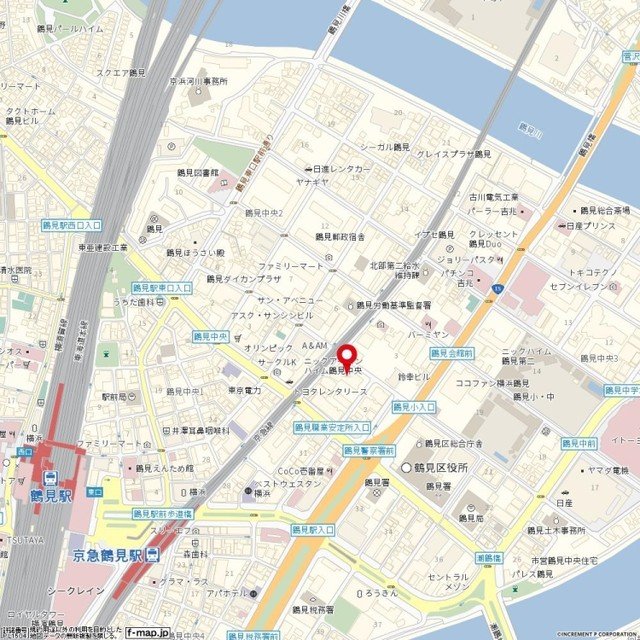 ダイアパレス鶴見第2 地図