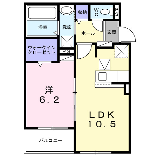 フォレストヴィラⅢ 間取り図