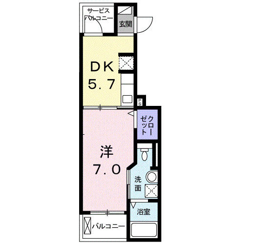 カシータ　テラス　湘南 間取り図