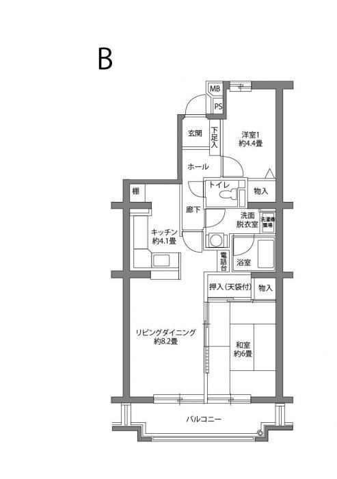 ヒルズ南戸塚 間取り図
