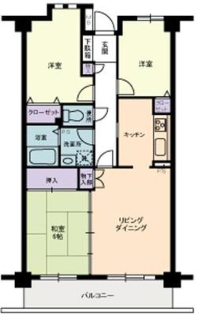 エクセレントコート三枝木 間取り図