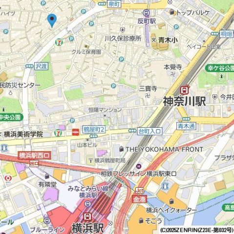 クラリティア横濱反町 地図