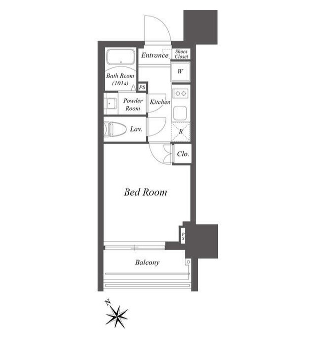 ブランシエスタ横浜高島町 間取り図