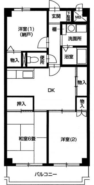 ラフィーネ港北 間取り図