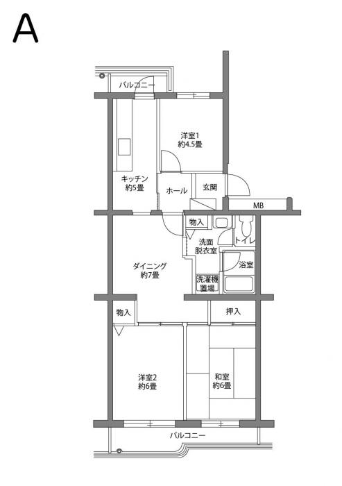 シーブリーズ金沢 間取り図
