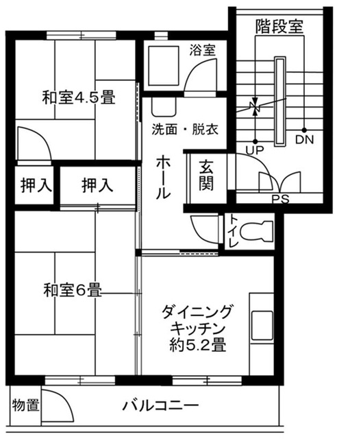 不動が丘 間取り図