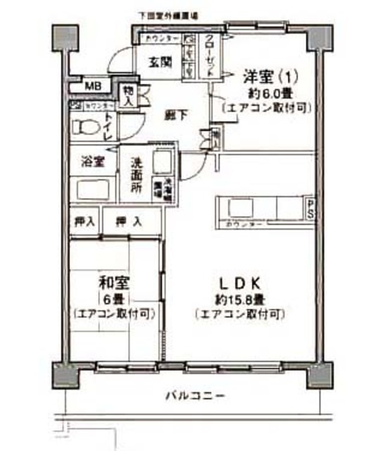 グランソラール丸の内 間取り図