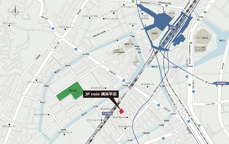 JP noie 横浜平沼 地図