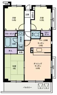 アルテール戸塚 間取り図