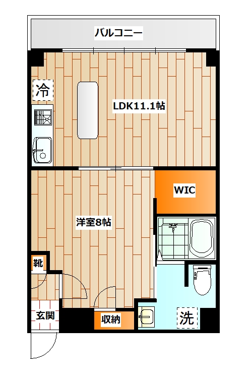 クレストＫ2 間取り図