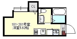 ベイルーム生麦 間取り図