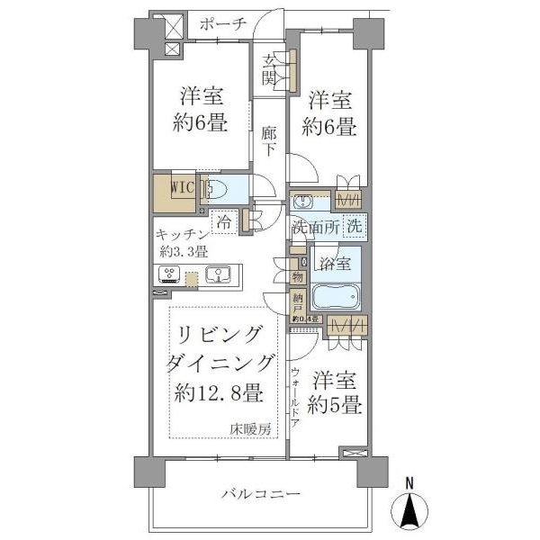 Ｂｒｉｌｌｉａ湘南辻堂海浜公園 間取り図